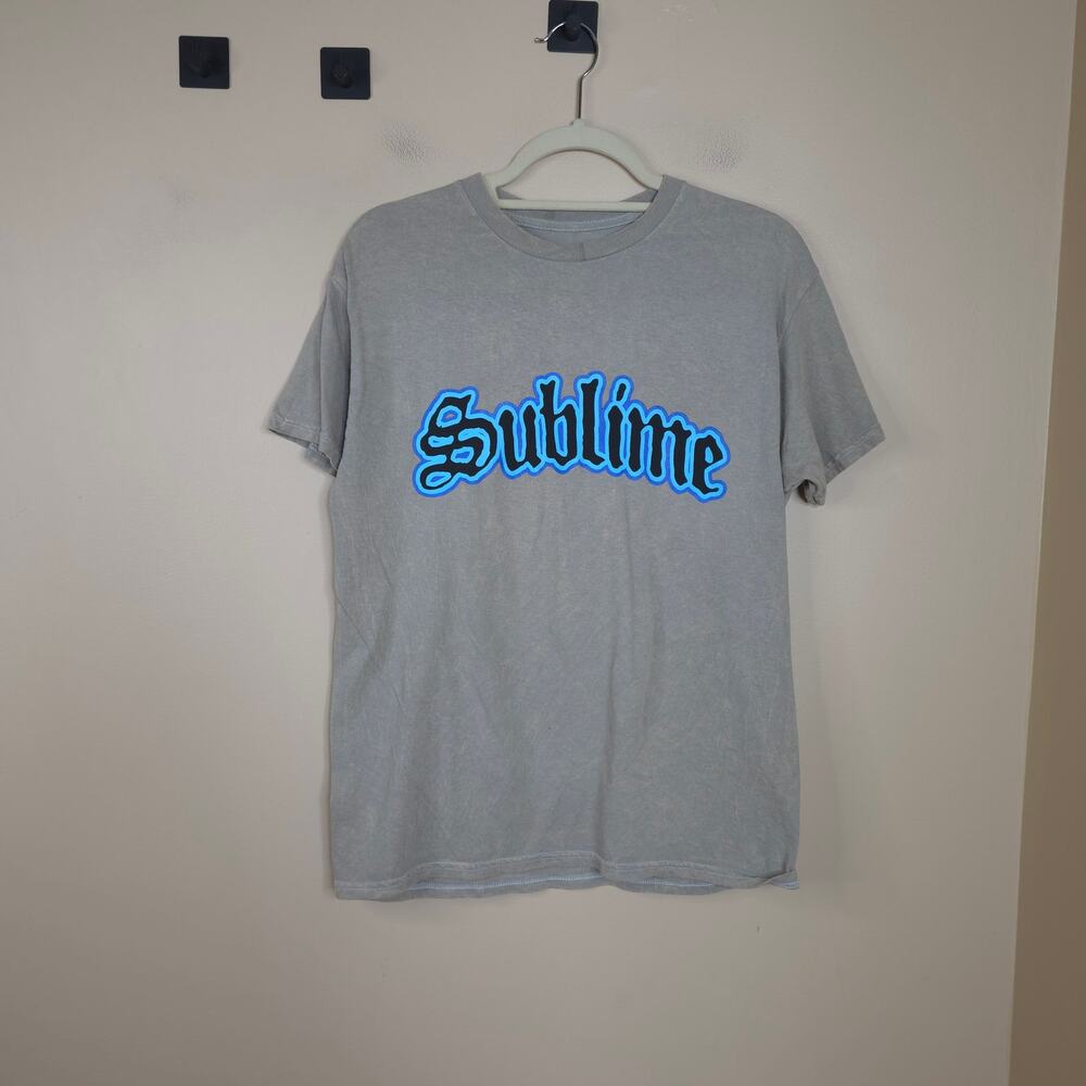 Sublime Fire Heart T Shirt in Tan Size M